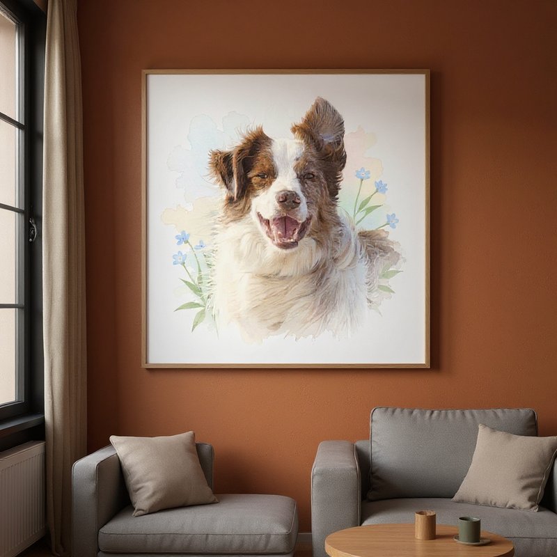 Canvas print memorial keepsake